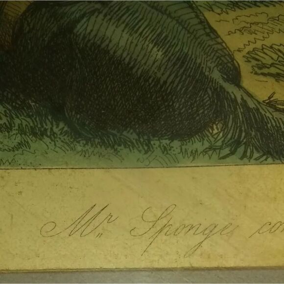 🆕🖼️Mr. Sponge Completely Scatters His Lordship, 1865 by John Leech - Picture 4 of 8